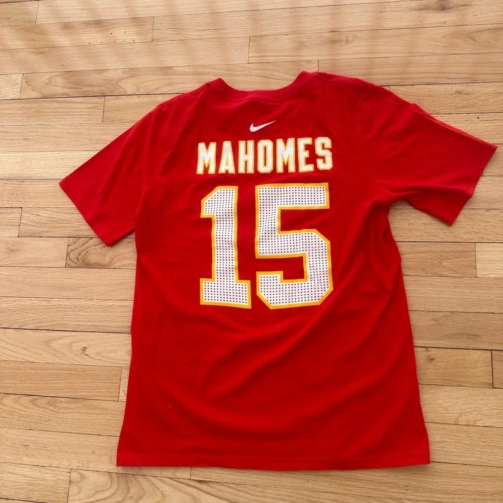 Kansas City Chiefs Mahomes Red Super Bowl LVIII Name & Number T-Shirt